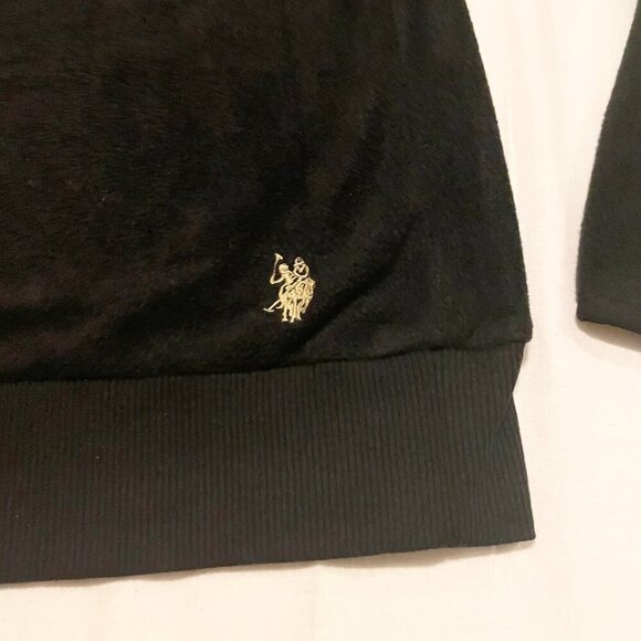 US Polo Assn Sleepwear Fleece Shirt Long Sleeve Mens Large Pullover - Picture 8 of 16